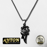 שרשרת אל חלד stainless steel דקיקה תליון זנב הדרקון עשוי Titanium